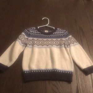 Boys blue Janie and Jack sweater